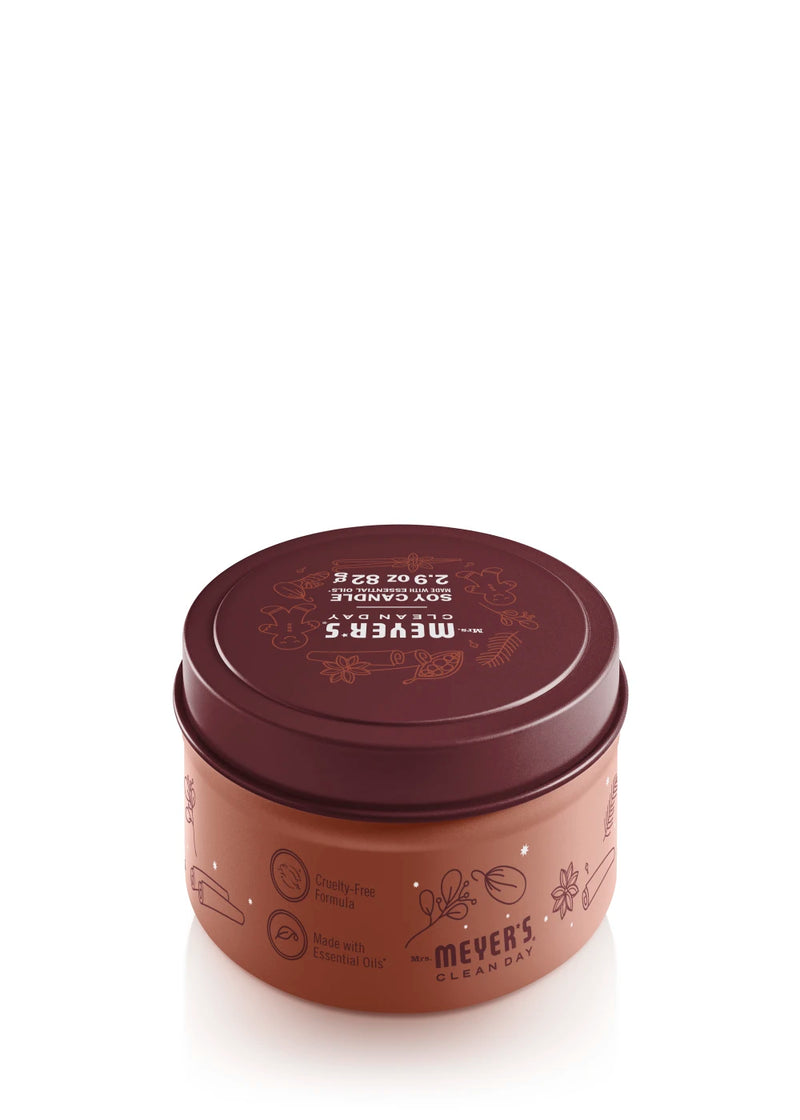 Mrs. Meyer's Gingerbread Tin Candle