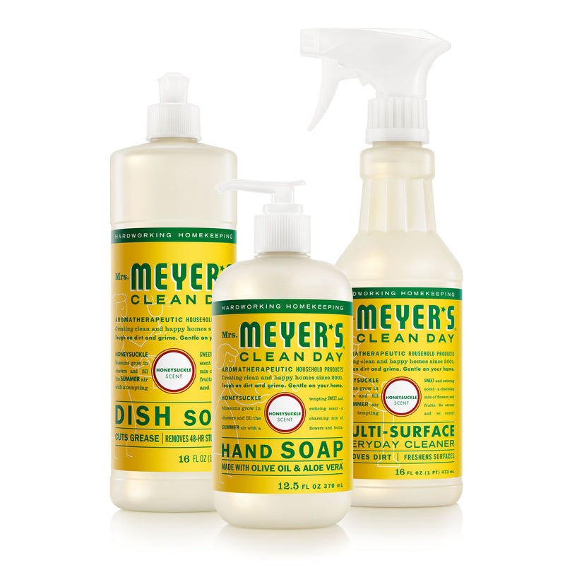 Mrs. Meyer's Honeysuckle Kitchen Basics Set