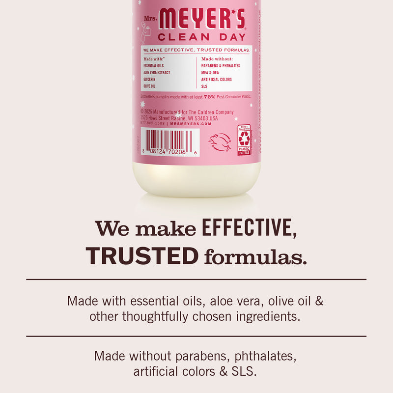 Mrs. Meyer's Peppermint Liquid Hand Soap 3-count Bundle 